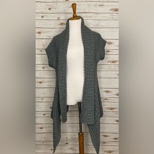 BCBGMaxAzria chunky knit open front cardigan sweater